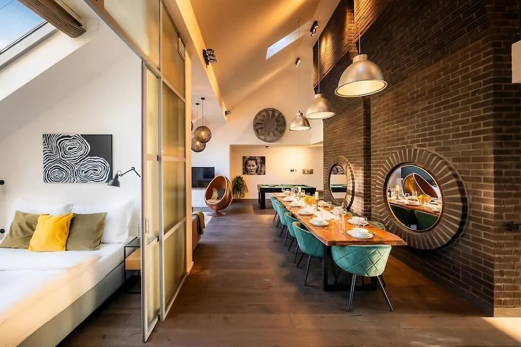 شقة 5Br+2Bath Old Town Loft Luxe Brickhouse, A/C براغ