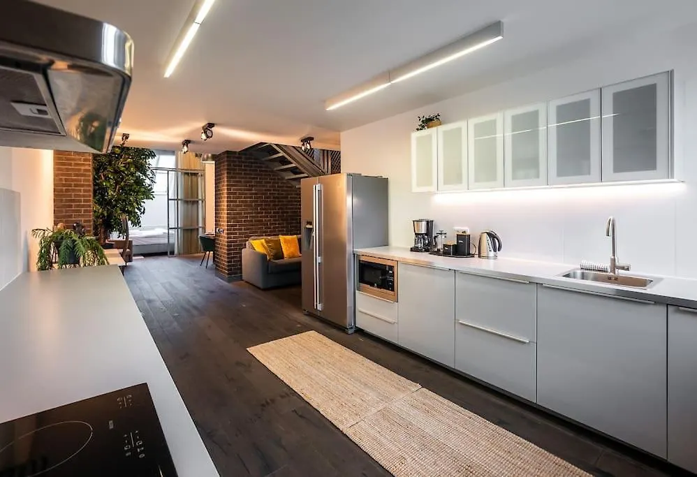 شقة 5Br+2Bath Old Town Loft Luxe Brickhouse, A/C براغ جمهورية التشيك