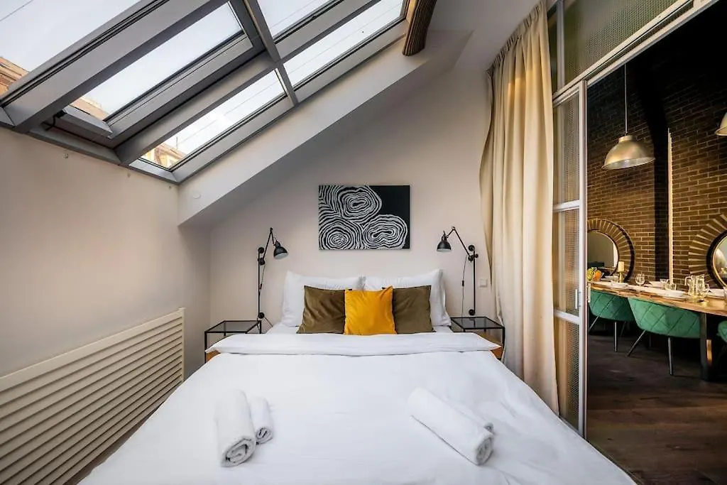 شقة 5Br+2Bath Old Town Loft Luxe Brickhouse, A/C براغ جمهورية التشيك