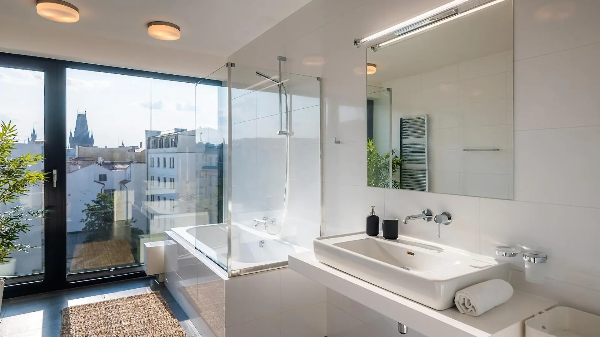 شقة 5Br+2Bath Old Town Loft Luxe Brickhouse, A/C براغ