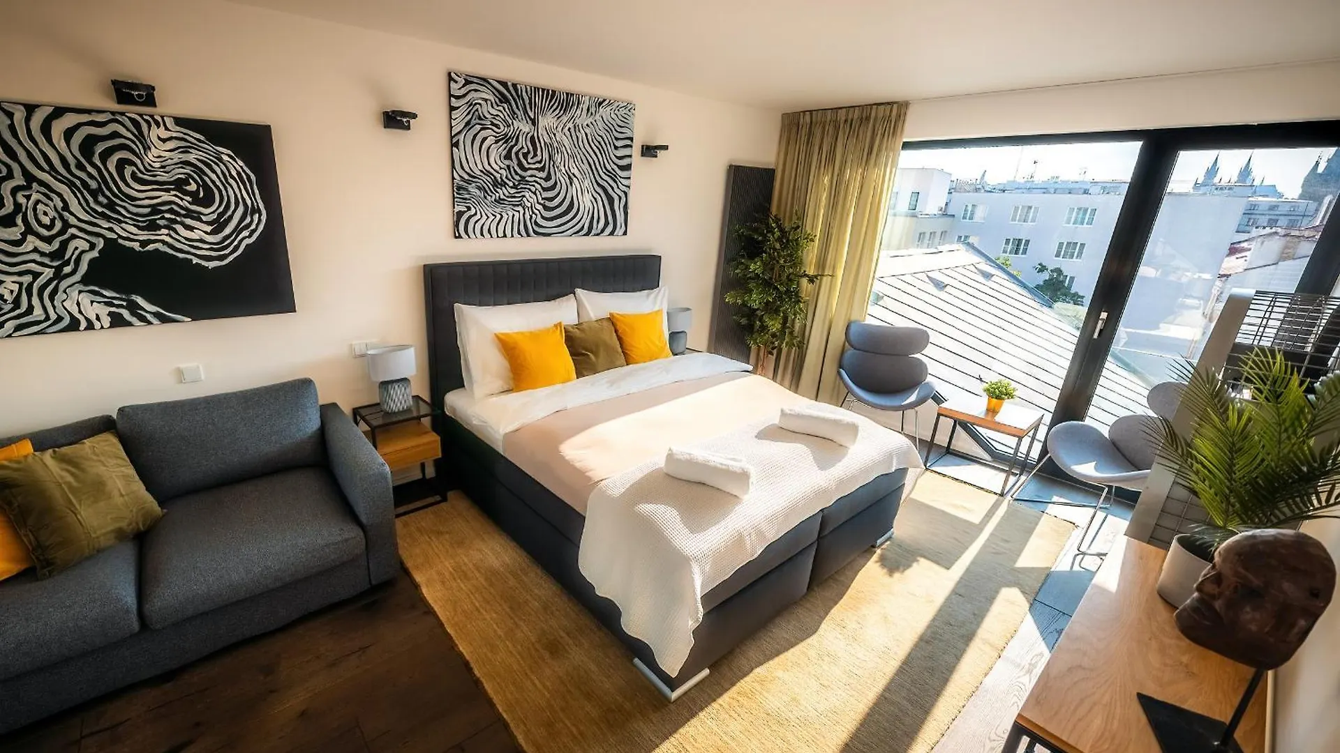 Appartement 5Br+2Bath Old Town Loft Luxe Brickhouse, A/C à Prague 0*,